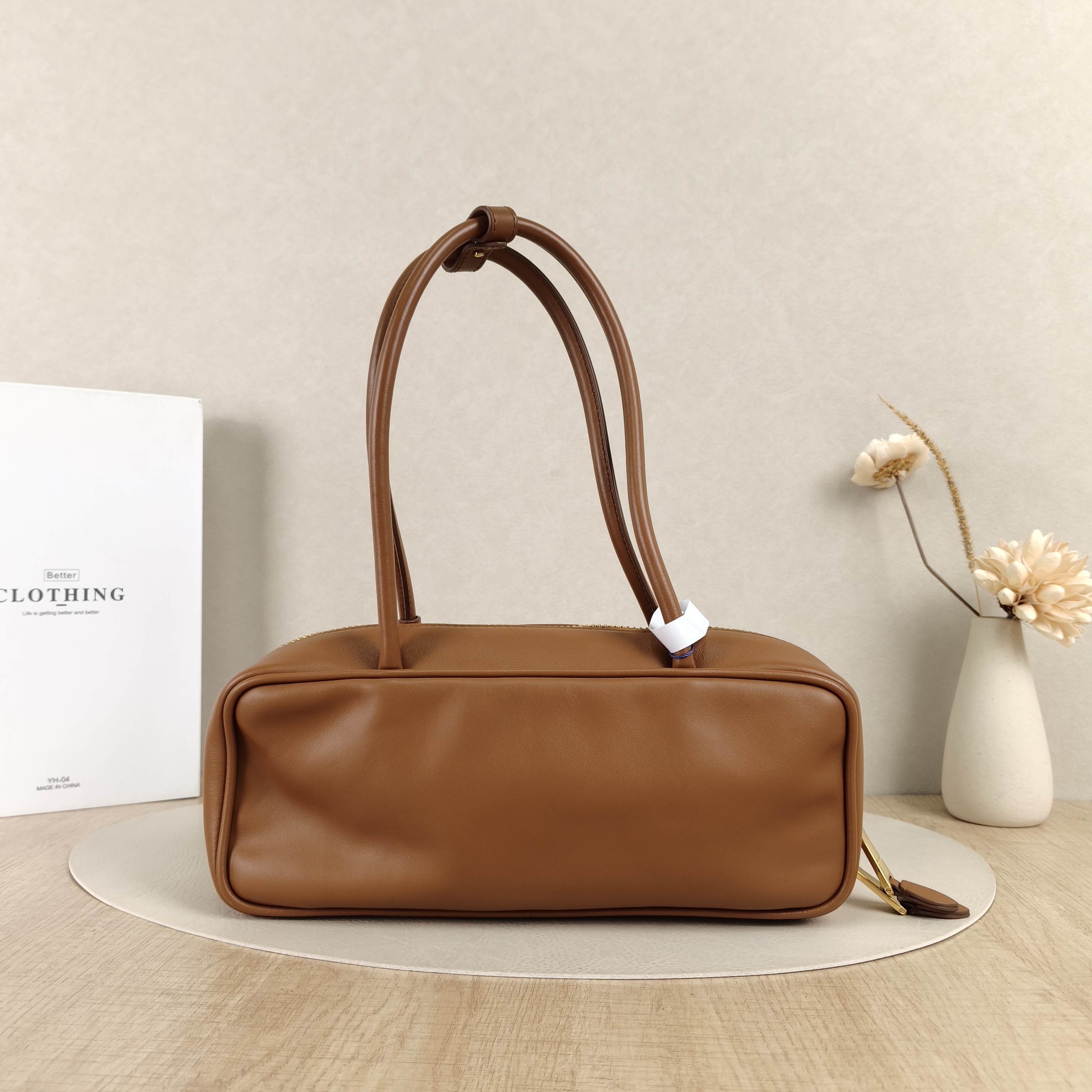 Miumiu Top Handle Bag Arcadie Collection Bowling Bag CC alfskin Large27 × 9 × 12 cm — cover view 8 of 8