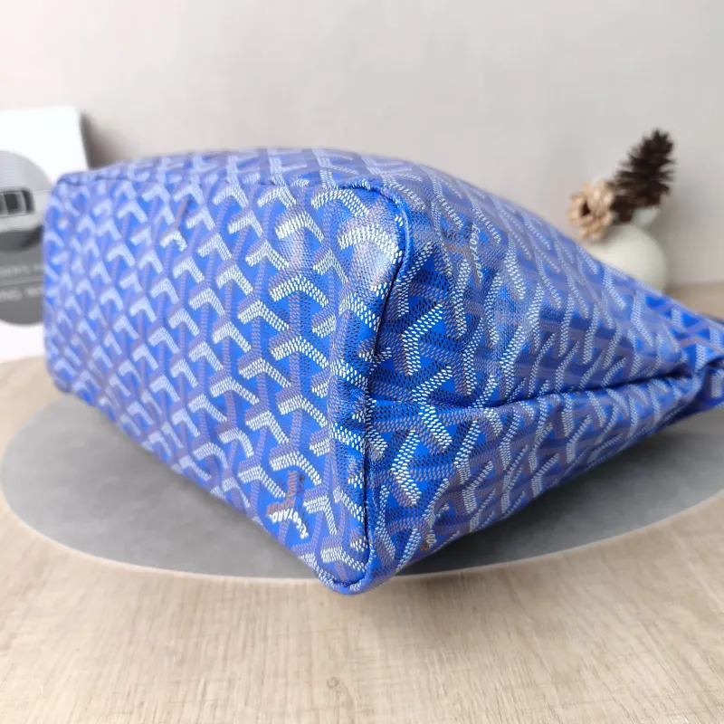 GOYARD Shoulder Bag Boheme Hobo​Blue PVC Small43 × 14 × 27 cm — detail view 5 of 15