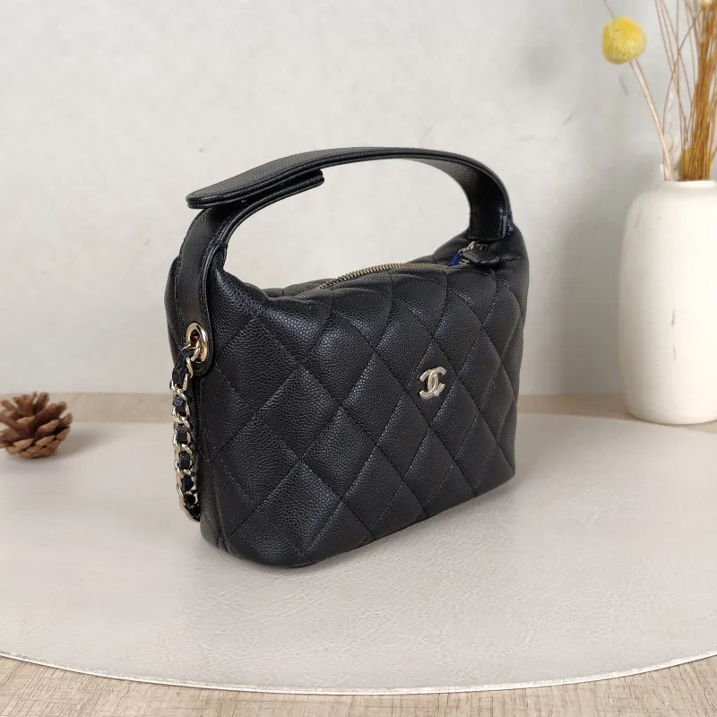 Chanel Crossbody Bag25c Vanity Case Bag Black Grained Calfskin One Size16 × 6 × 13 cm — cover view 6 of 6
