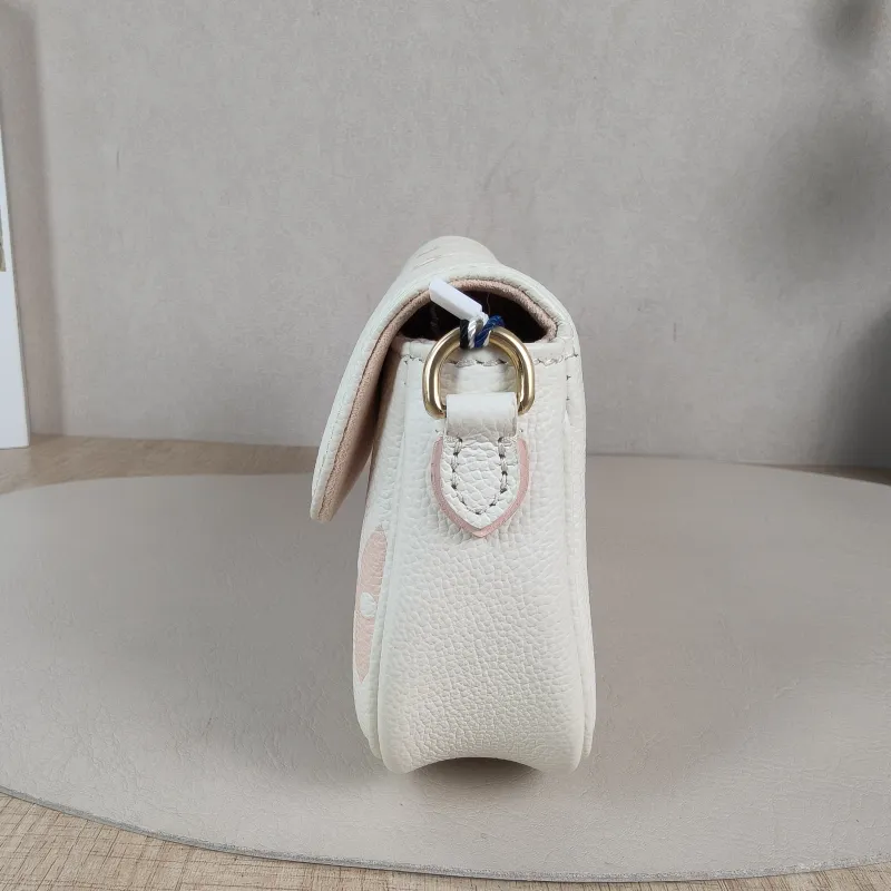 Louis Vuitton Crossbody Bag IVY White · Pink Empreinte Embossed Calfskin Small 23.5 × 4.3 × 12 cm — detail view 6 of 12