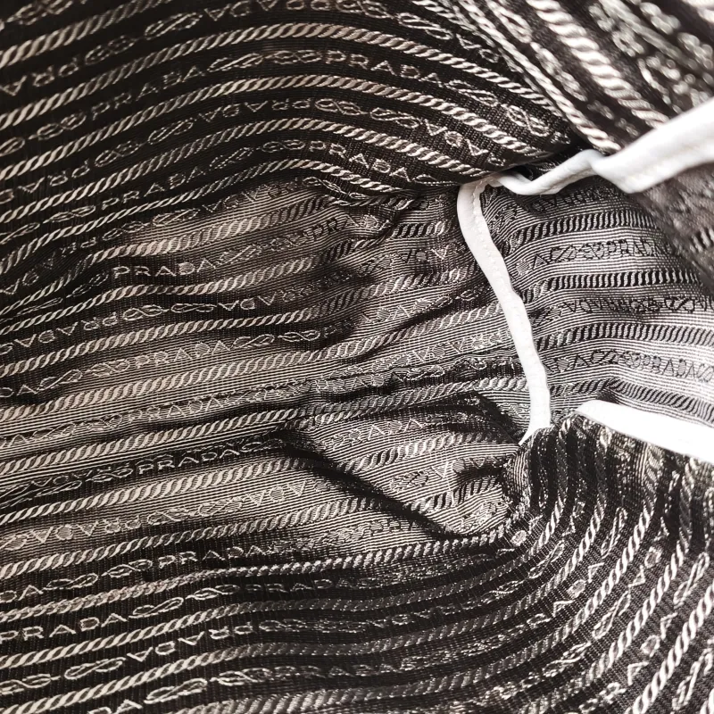 PRADA Top Handle Bag Tote Bag Grey Calfskin One Size36 × 11 × 35 cm — detail view 4 of 13