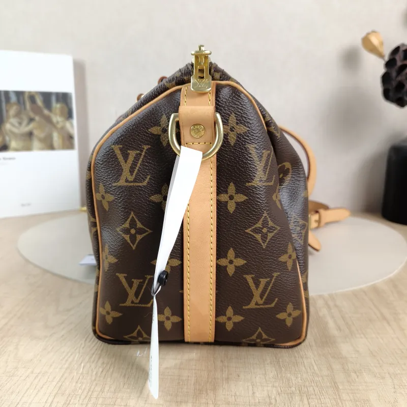 Louis Vuitton Crossbody Bag Speedy25Shoulder Strap Edition-Monogram PVC Medium25 × 15 × 19 cm — detail view 8 of 12