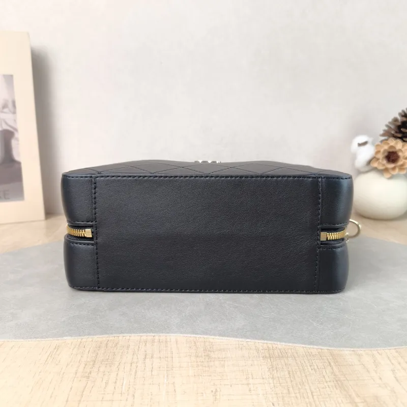 Chanel Crossbody Bag Box Bag Top Handle Crossbody Bag Black Calfskin 23 × 9.5 × 17 cm 29 — cover view 6 of 6