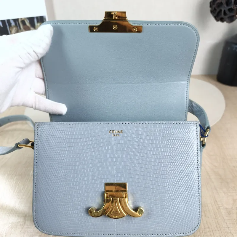 CELINE Crossbody Bag Teen Triomphe Small 18.5 × 6 × 14 cm — detail view 13 of 13