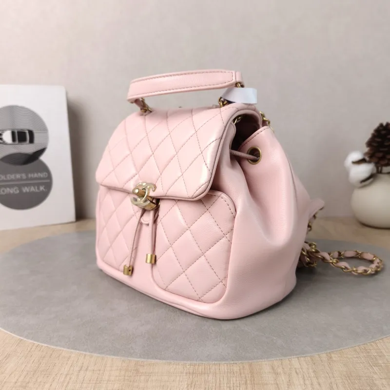 Chanel Crossbody Bag23k Backpack Pink Lambskin One Size20 × 12 × 23 cm — cover view 5 of 5