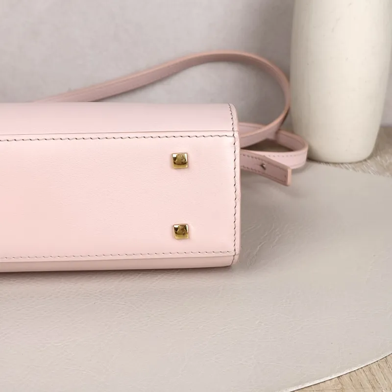 DELVAUX Top Handle Bag Tempete Top Handle Bag Pink Calfskin Small21.5 × 8.5 × 19.5 cm — cover view 2 of 8