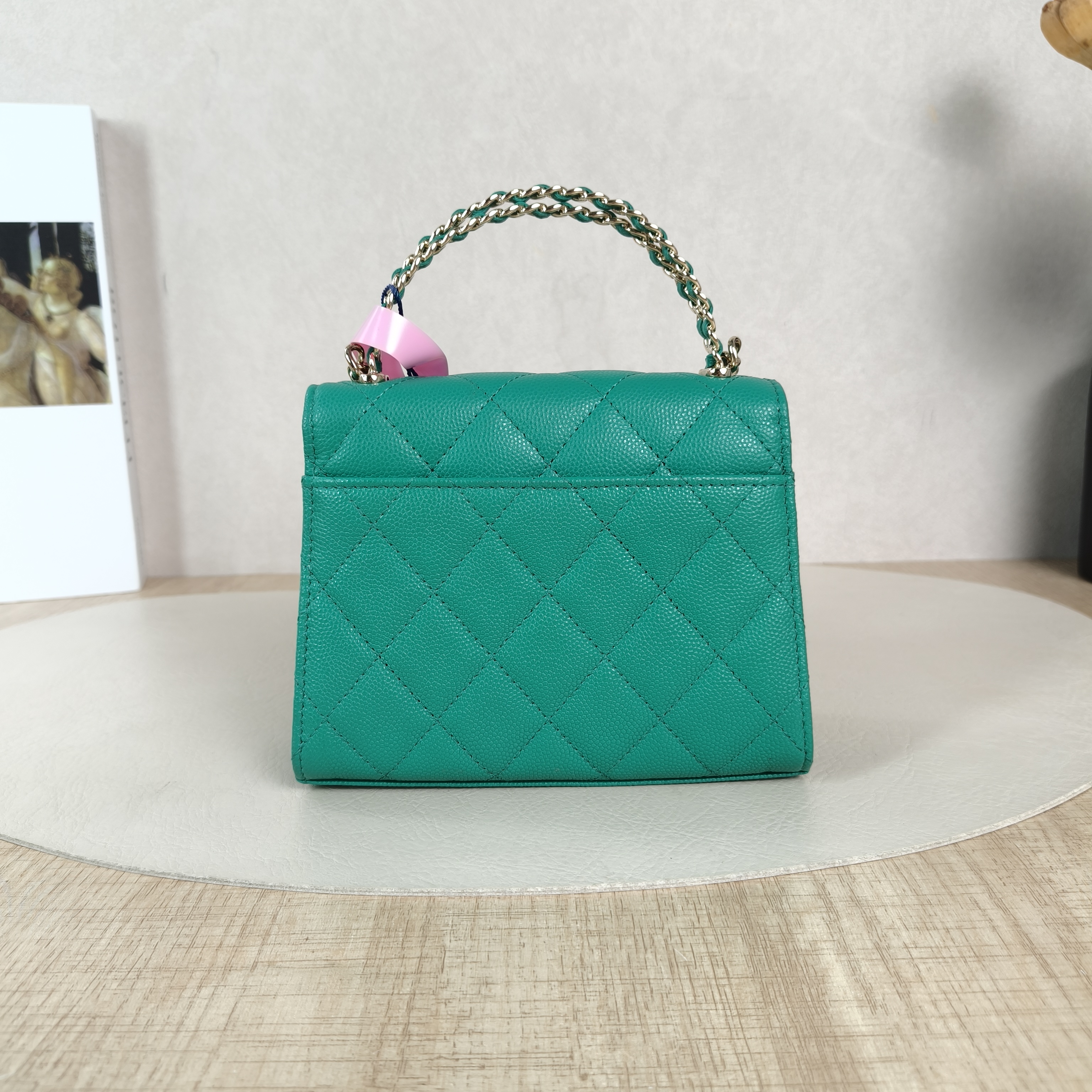 Chanel Crossbody Bag kelly Green Grained Calfskinnano15 × 5 × 11 cm — cover view 2 of 5