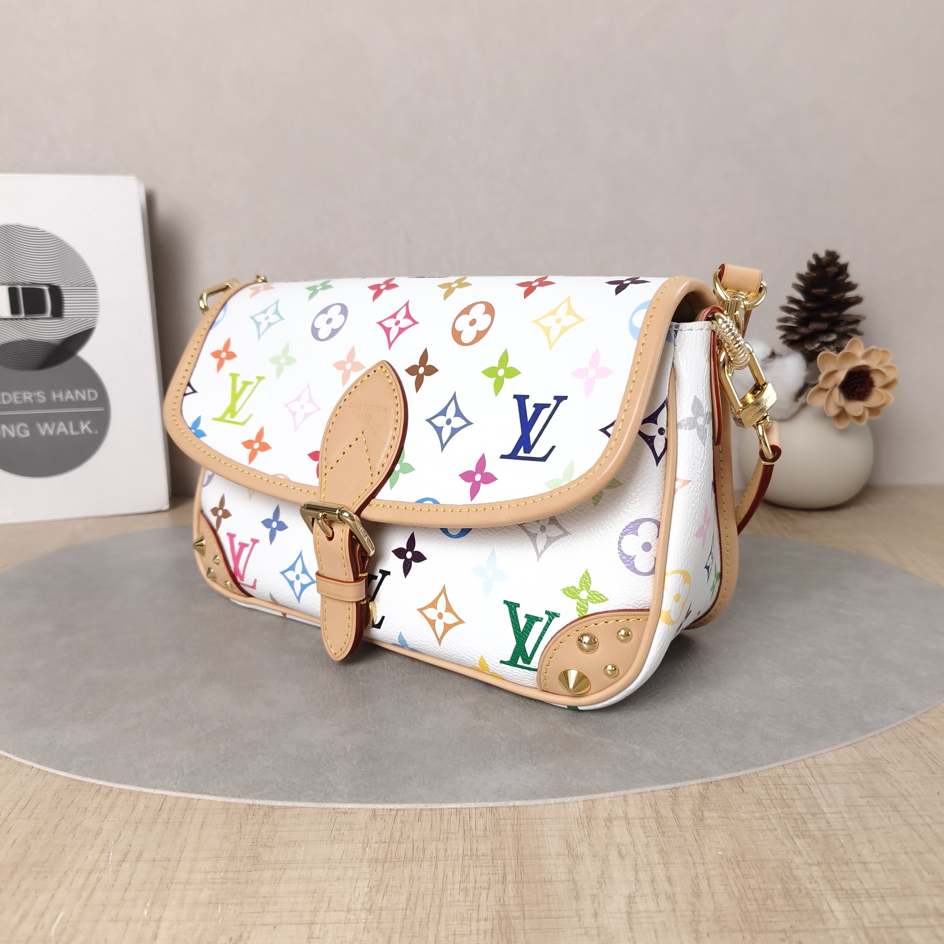 Louis Vuitton Crossbody Bag Diane Baguette Bag Multicolore PVC Small24 × 9 × 15 cm — cover view 4 of 6