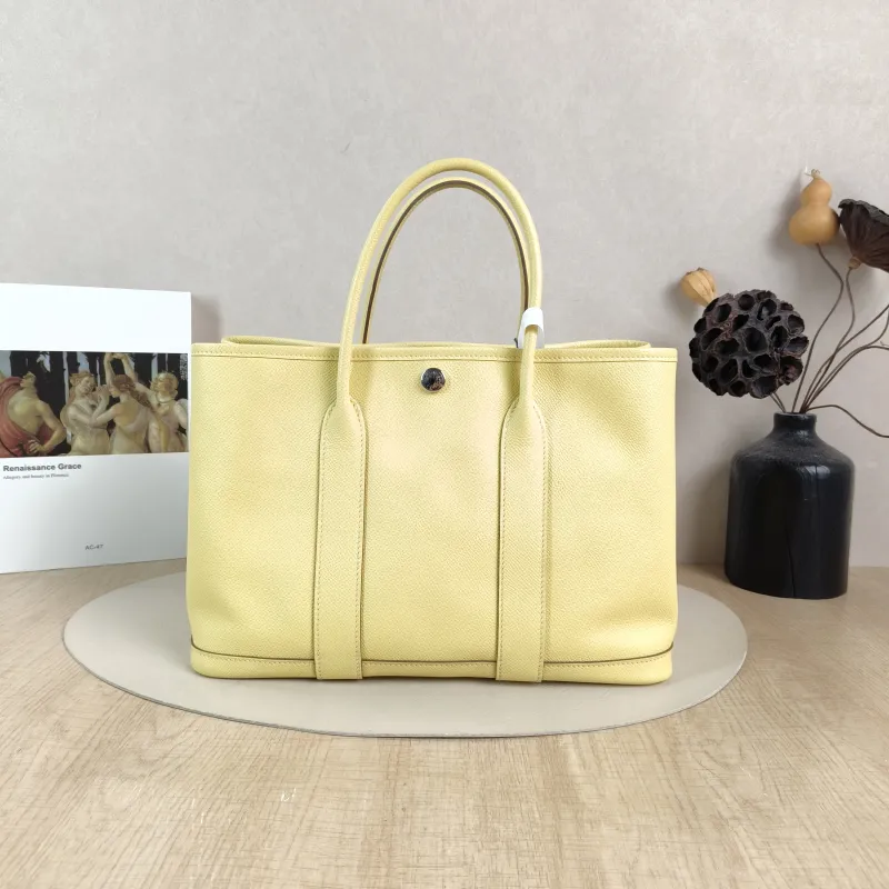 Hermès Top Handle Bag Garden Party 30 30 1Z Epsom Calfskin Medium 30 × 13 × 21 cm Z