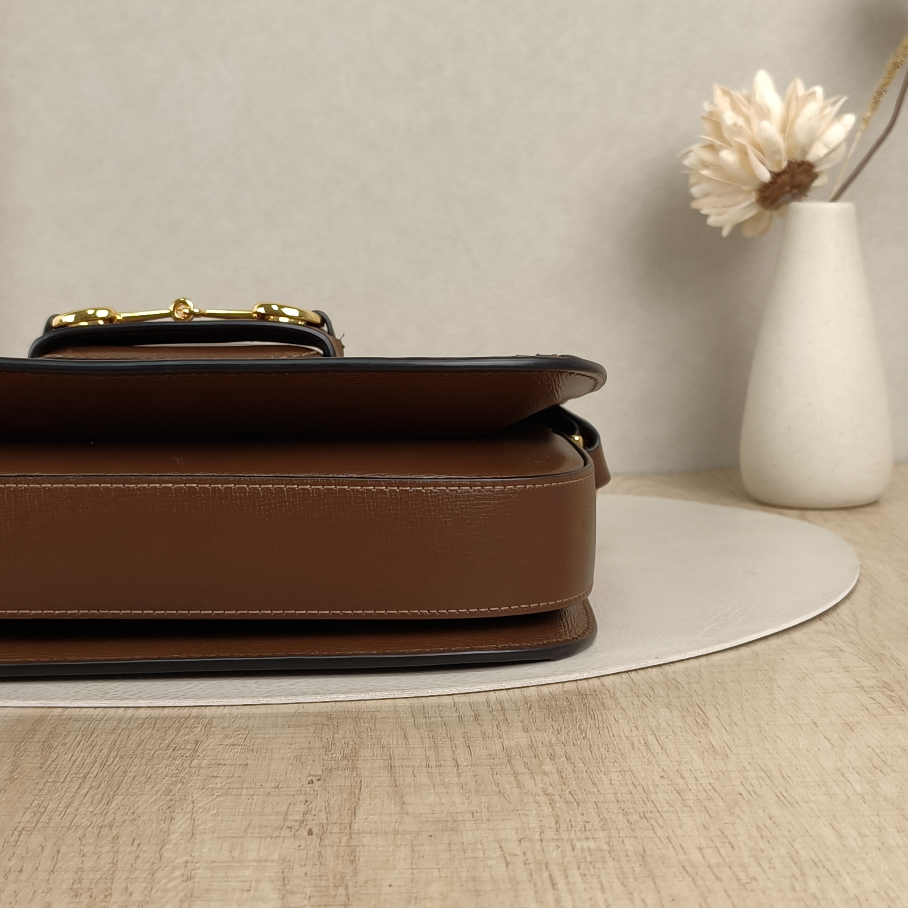 GUCCI Shoulder Bag Horsebit 1955 Horsebit Medium Monogram PVC Medium25 × 8 × 18 cm — cover view 3 of 8