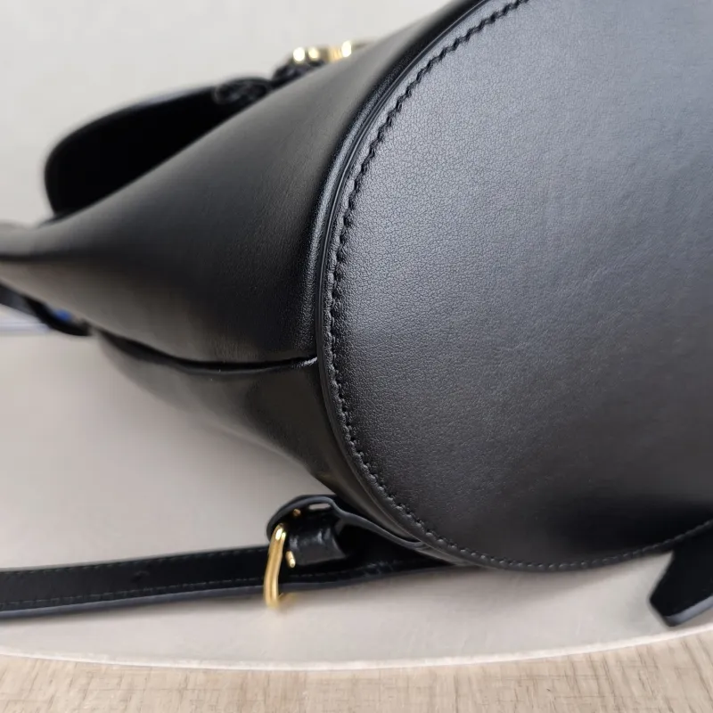 CELINE Backpack BONNIE Backpack Black Calfskin One Size 18 × 13 × 25 cm — detail view 1 of 10