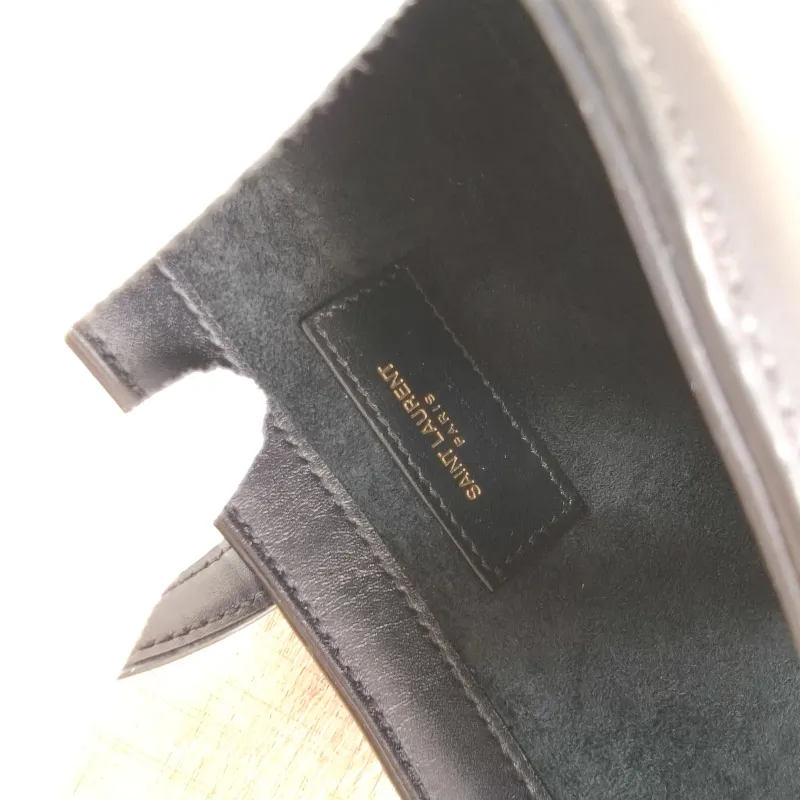 SAINT LAURENT Shoulder Bag LE 5 À 7 Black Calfskin Mini 19 × 4.5 × 11.5 cm — detail view 10 of 10