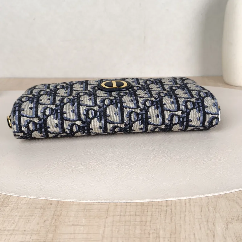DIOR Crossbody Bag30 Montaigne woc Blue Canvas One Size21.5 × 3 × 12 cm — detail view 8 of 13