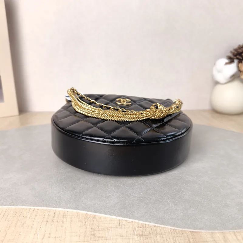Chanel Top Handle Bag Black Calfskin One Size 19 × 4 × 11 cm — cover view 6 of 6