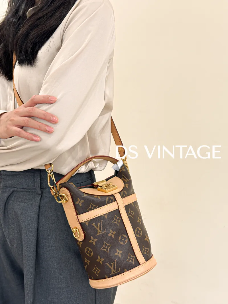 Louis Vuitton Crossbody Bag DUFFLE Monogram PVC22 × 14 × 23 cm — on-model view 2 of 3