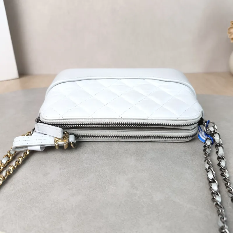 Chanel Crossbody Bag Gabrielle Gabrielle Bag Silver Calfskinmini19 × 4 × 10 cm — detail view 9 of 12