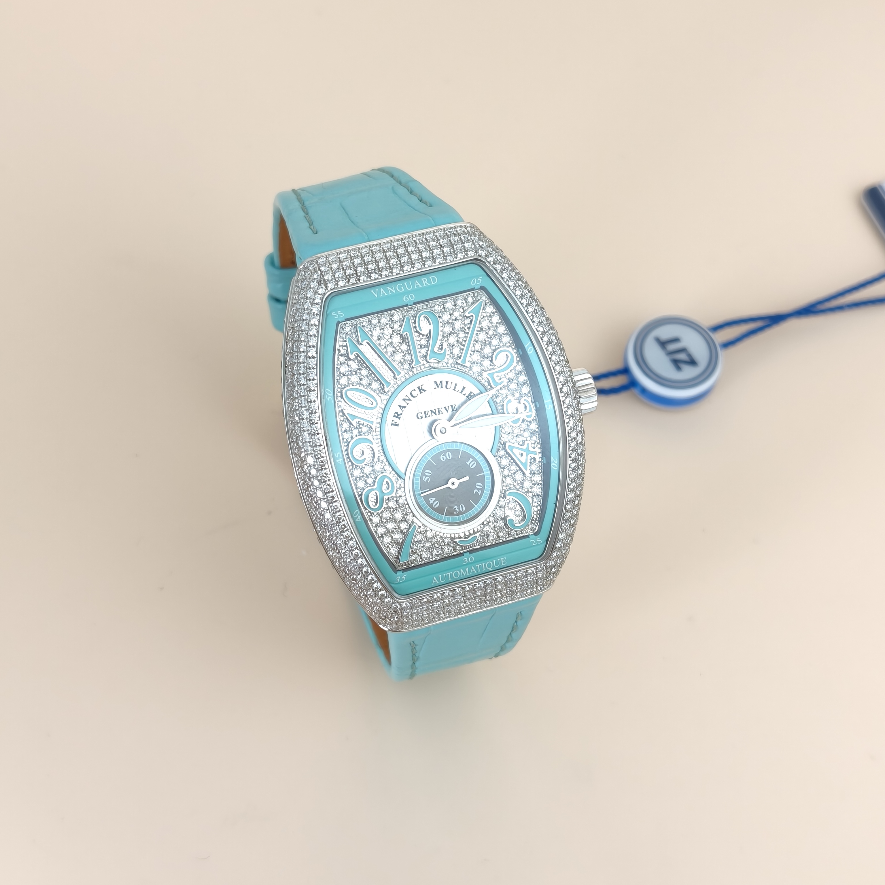 FRANCK MULLER Watch Vanguard Collection Watch Blue Silver One Size36*49 — cover view 3 of 7