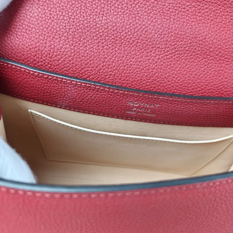 Moynat Crossbody Bag rejane Top Handle Crossbody Bag Red Calfskin Small 26 × 11 × 18 cm — detail view 6 of 16