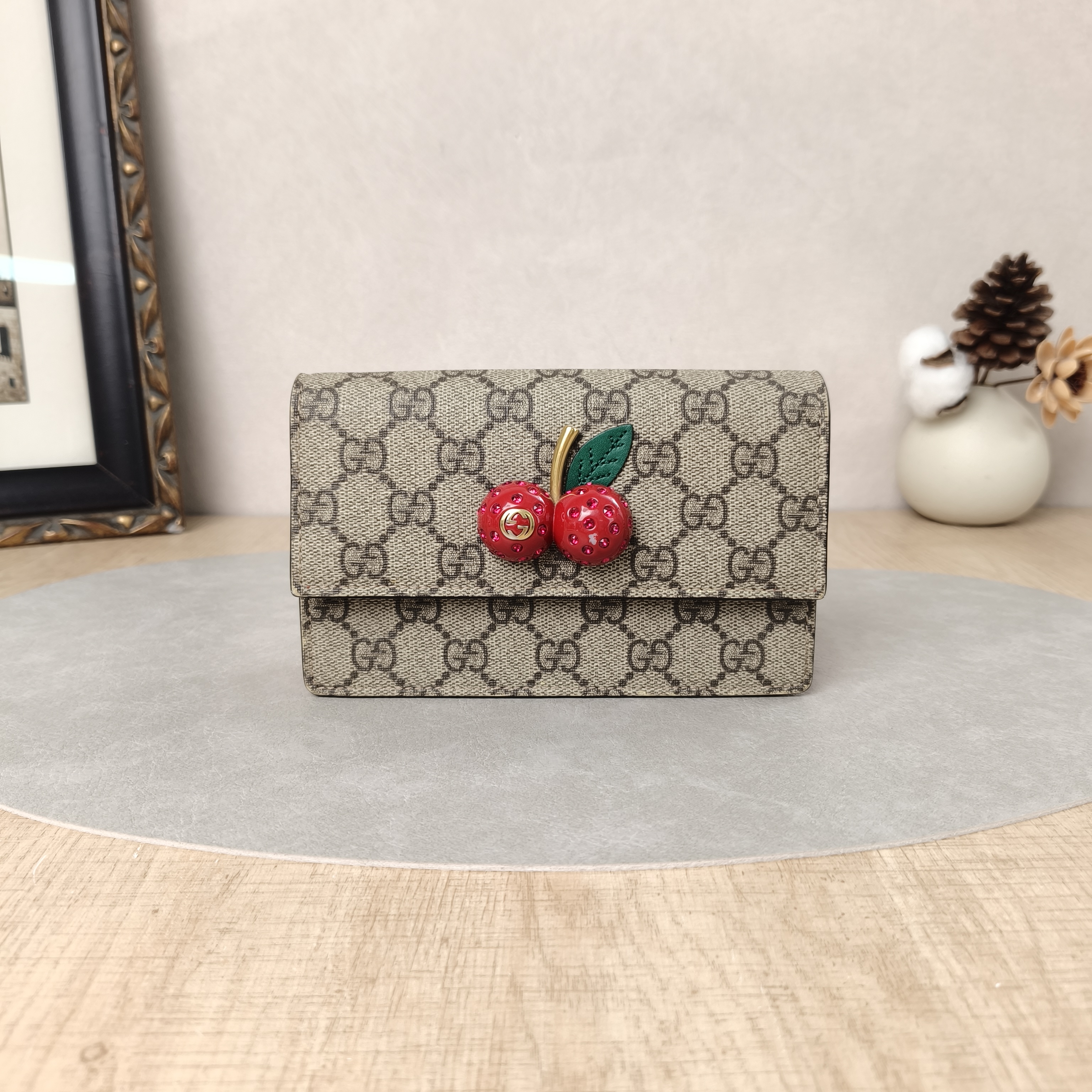 GUCCI Crossbody Bag woc Monogram PV Cmini16.5 × 4 × 9 cm
