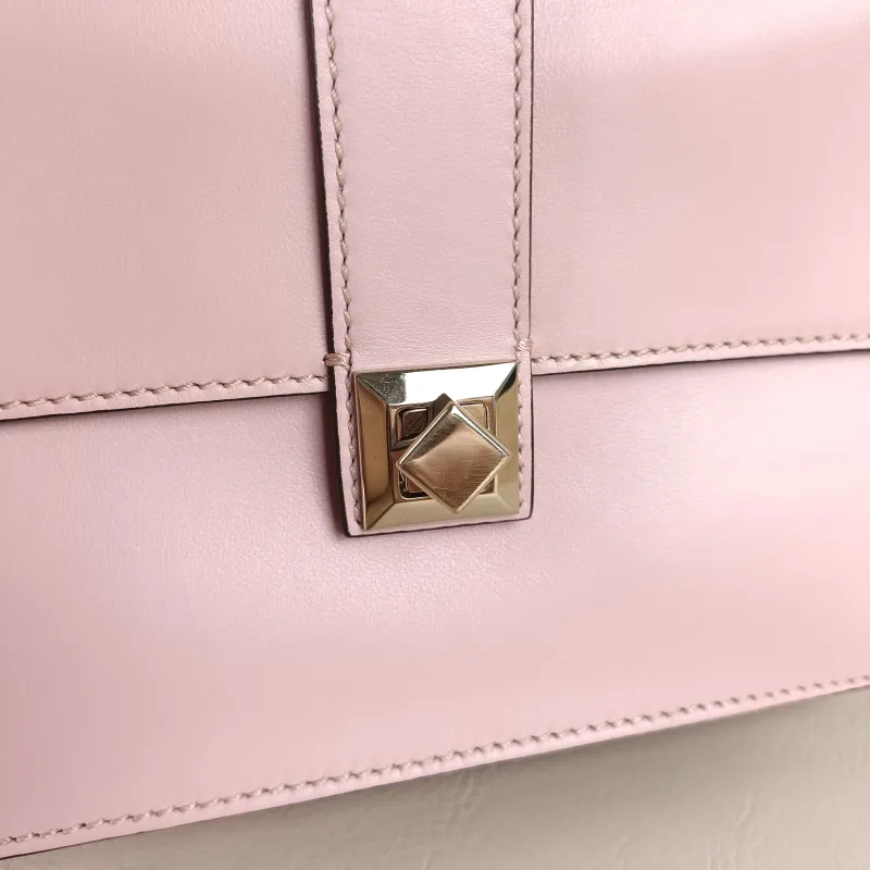 Valentino Shoulder Bag Shoulder Bag Pink Calfskin One Size 23 × 8 × 18 cm — detail view 2 of 12