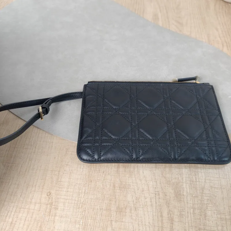 DIOR Top Handle Bag TOUJOURS Black Calfskin Medium28.5 × 17 × 21.5 cm — detail view 6 of 13