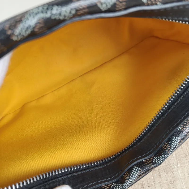 GOYARD Crossbody Bag Black PVC Small 22 × 6.5 × 13 cm — detail view 7 of 12