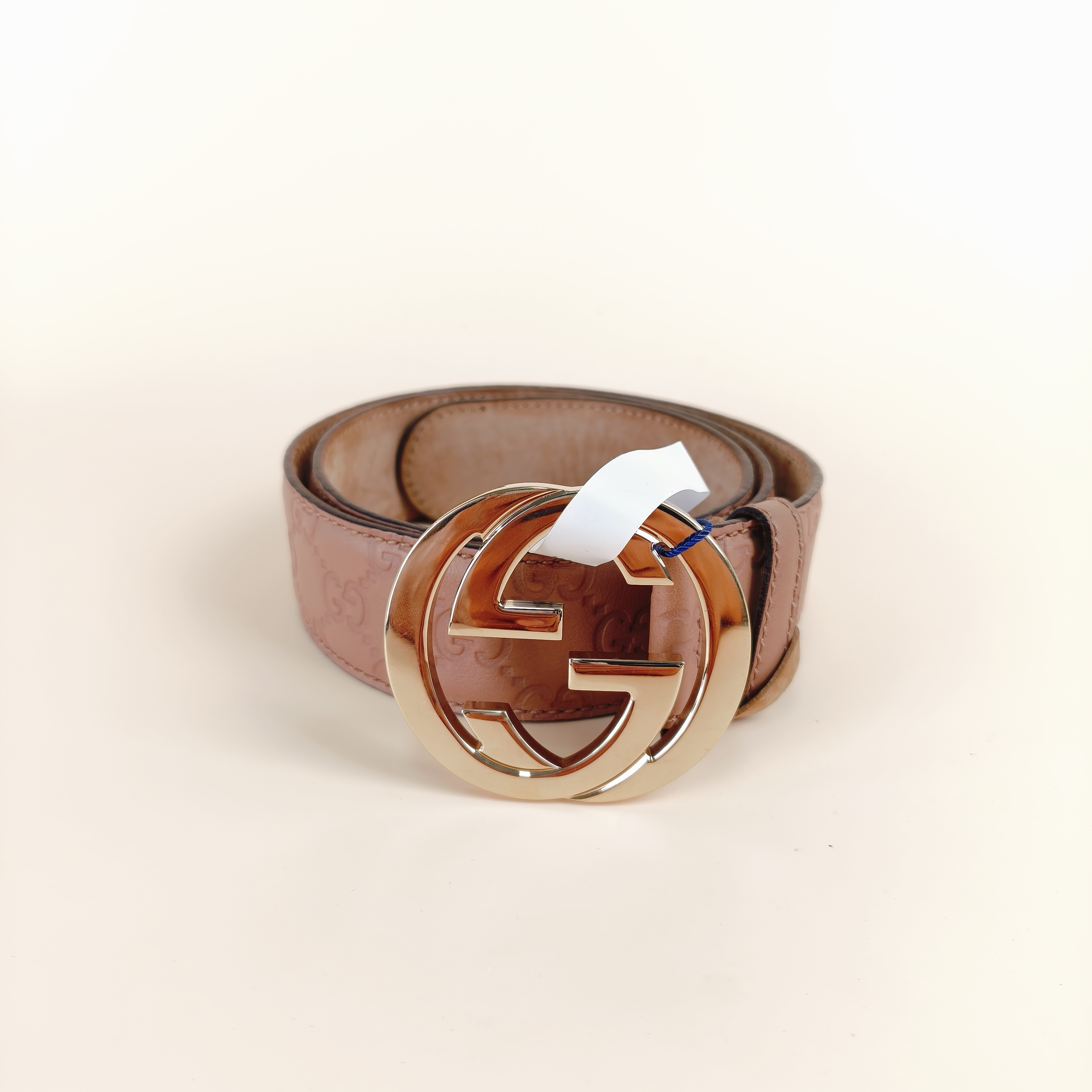 GUCCI Belt Belt Calfskin One Size85cm