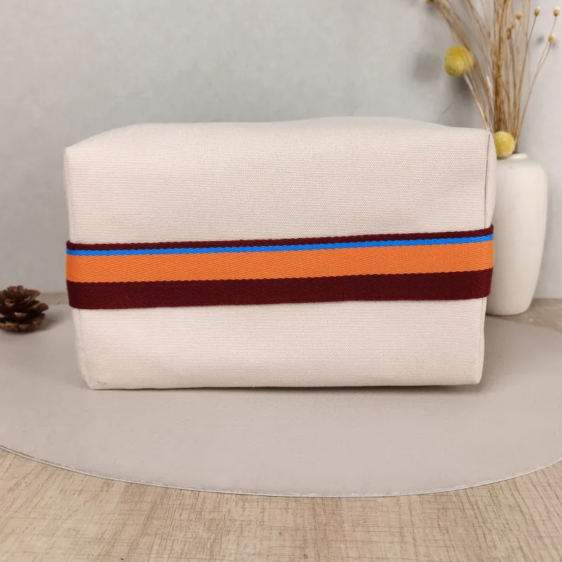 Hermès Top Handle Bag bride-a-brac Beige Canvas Large 25 × 15 × 21 cm — cover view 2 of 5