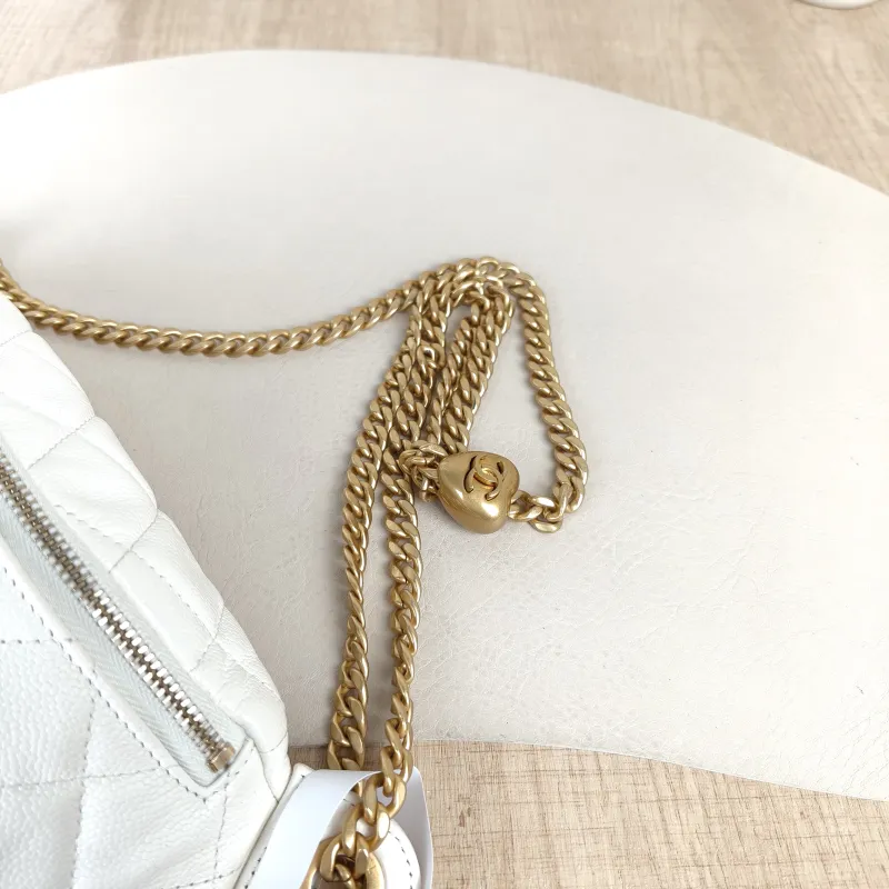 Chanel Belt Bag Belt Bag White Grained Calfskin One Size23 × 6 × 12 cm — detail view 13 of 13