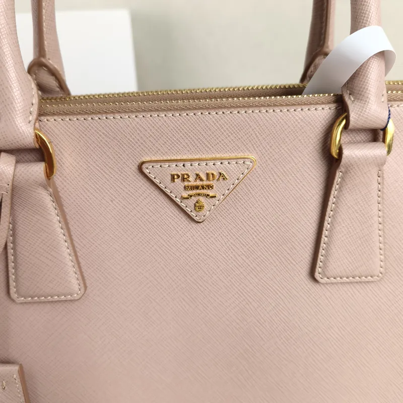 PRADA Top Handle Bag Galleria Galleria Bag Pink Calfskin One Size34 × 15 × 24 cm — detail view 12 of 13