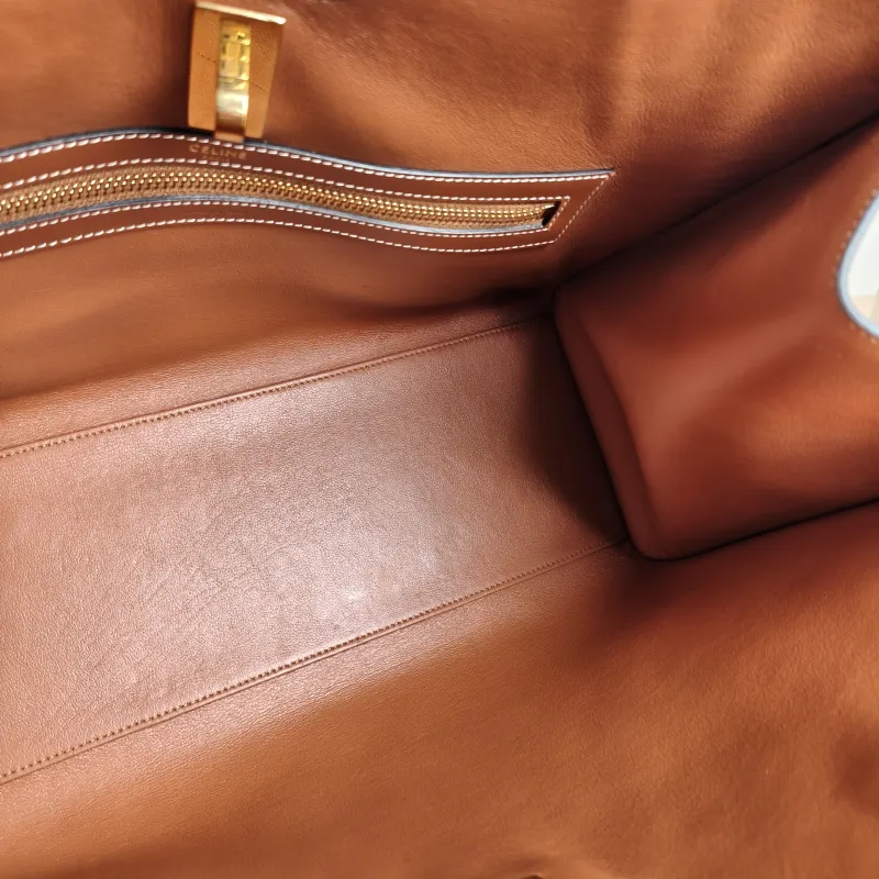 CELINE Shoulder Bag Cabas 16 Tote Bag Caramel Calfskin Large 37 × 14 × 26 cm — detail view 2 of 11