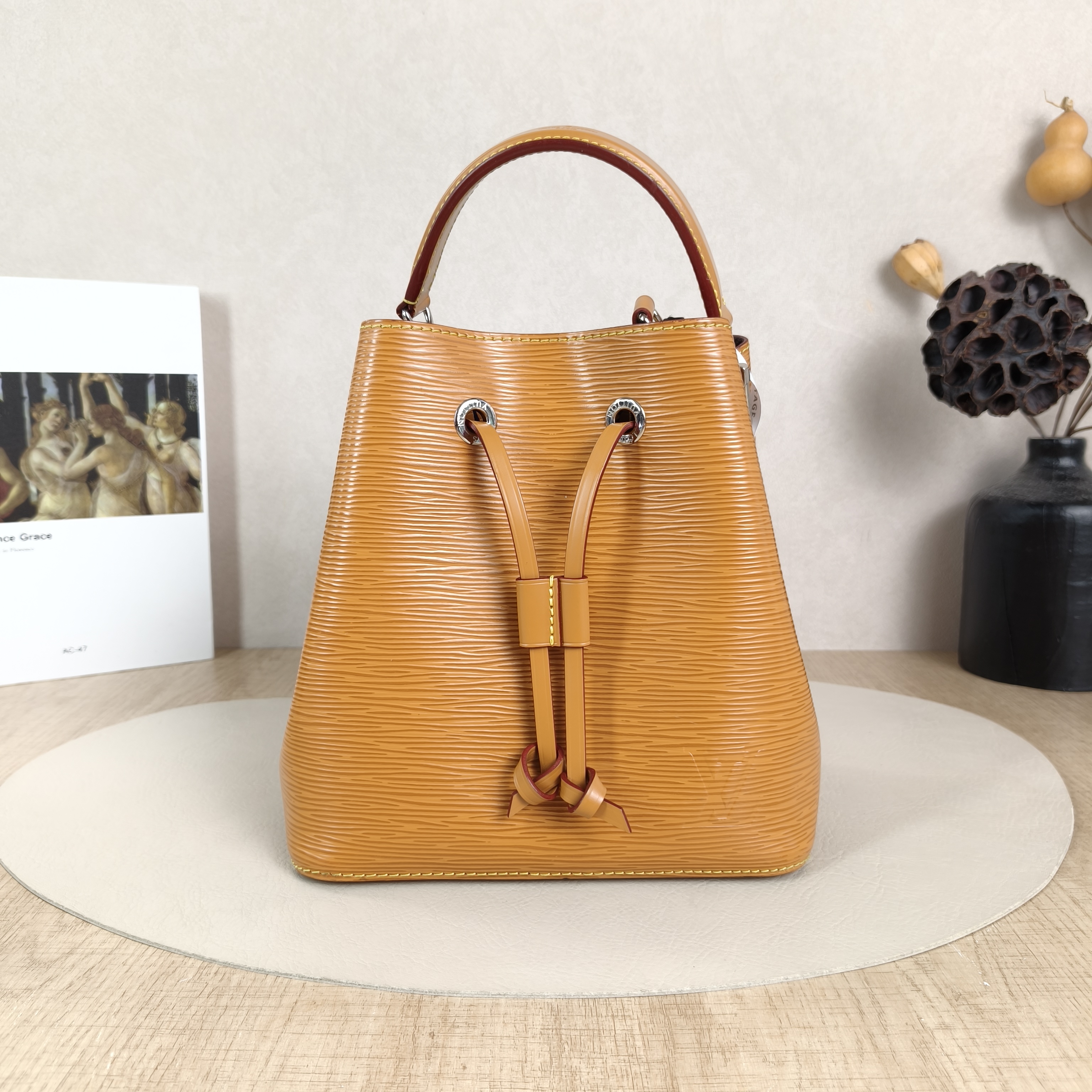 Louis Vuitton Shoulder Bag NÉONOÉ Bucket Bag BB Caramel Epi Embossed Calfskin BB20 × 13 × 20 cm