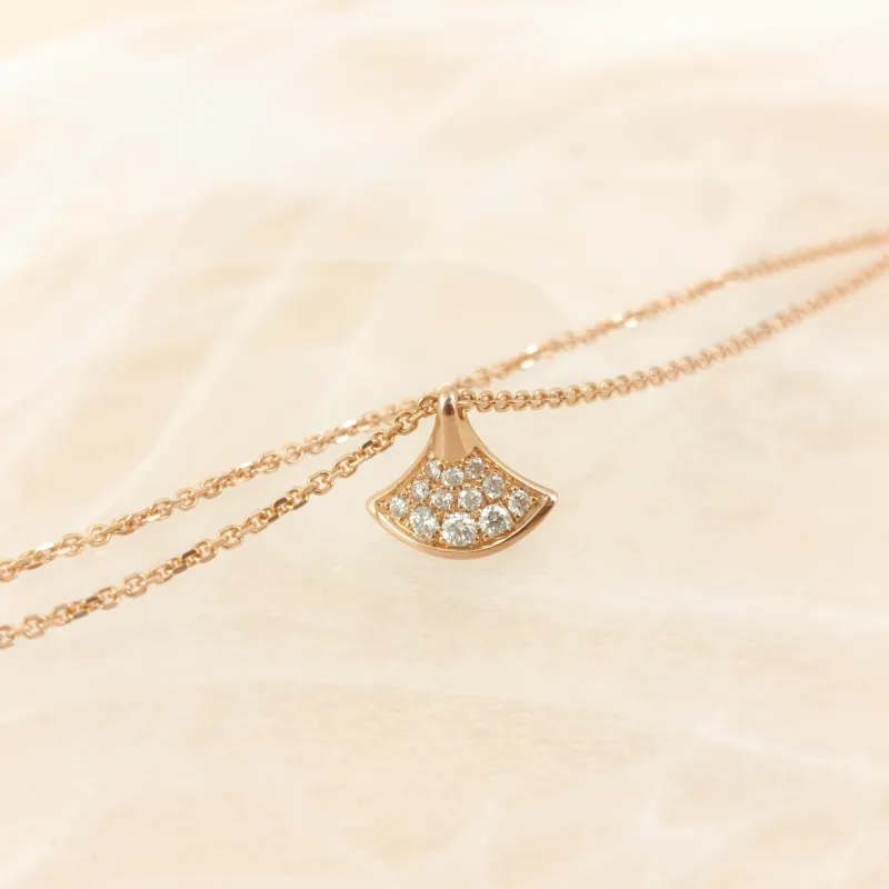Bvlgari Bracelet DIVAS’ DREAM Collection Pavé Diamond Bracelet Rose Gold 18KR ose Gold Diamond One Size 15-17 — cover view 3 of 9