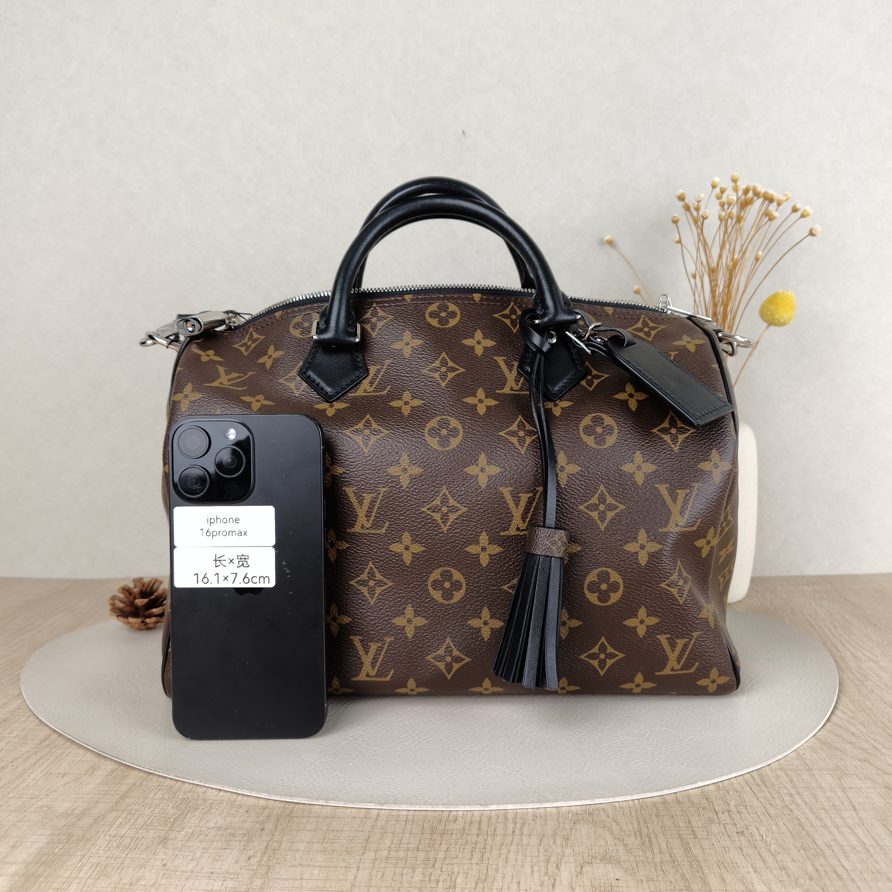 Louis Vuitton Shoulder Bag Speedy Soft 30Shoulder Strap Edition- Monogram PVC Large30 × 17 × 21 cm — cover view 5 of 5