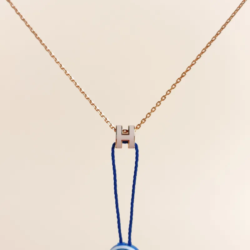 Hermès Necklace Pop HN ecklace Pink mini39cm