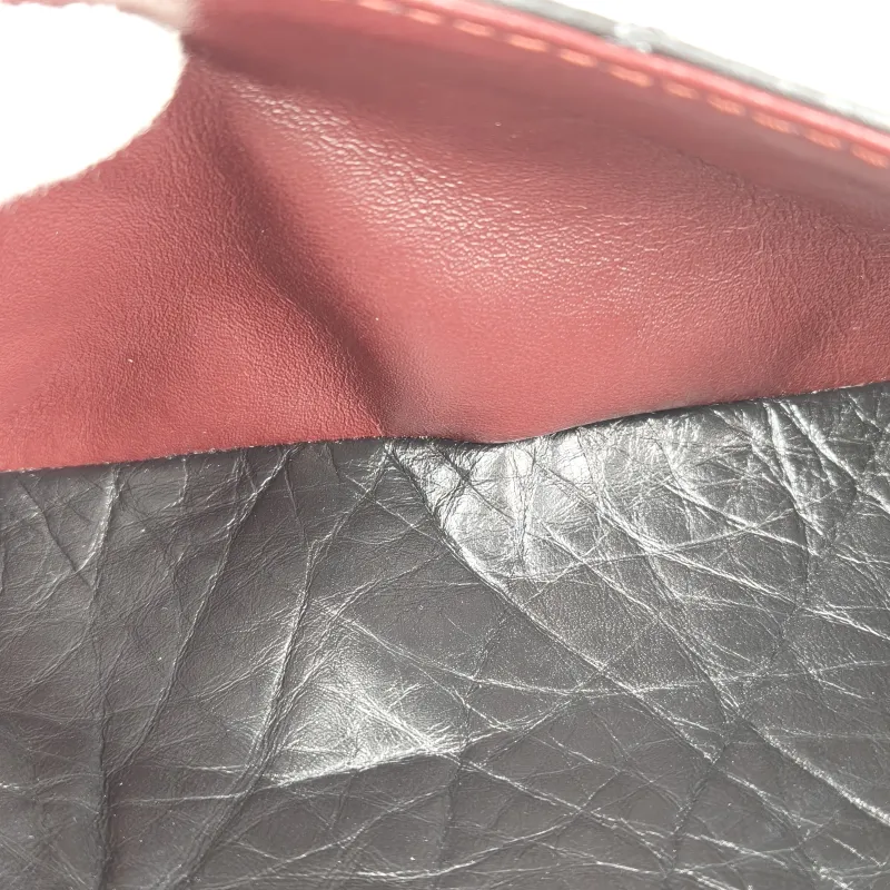 Chanel Shoulder Bag 2.55 Black Calfskin Medium 28 × 7.5 × 19.5 cm — detail view 8 of 13