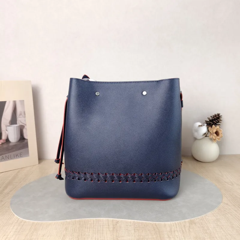 Louis Vuitton Shoulder Bag lockme Shoulder Bag Blue Red Calfskin One Size 25 × 15 × 27 cm — cover view 5 of 5