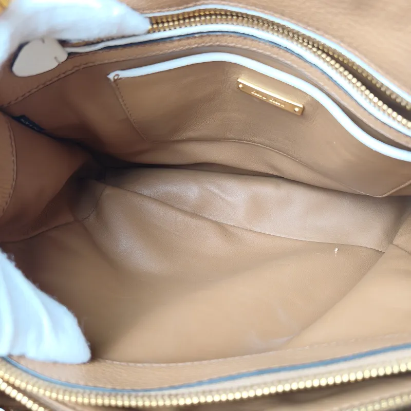 Miumiu Top Handle Bag Top Handle Bag Brown · White Lambskin One Size28 × 14 × 24 cm — detail view 1 of 14
