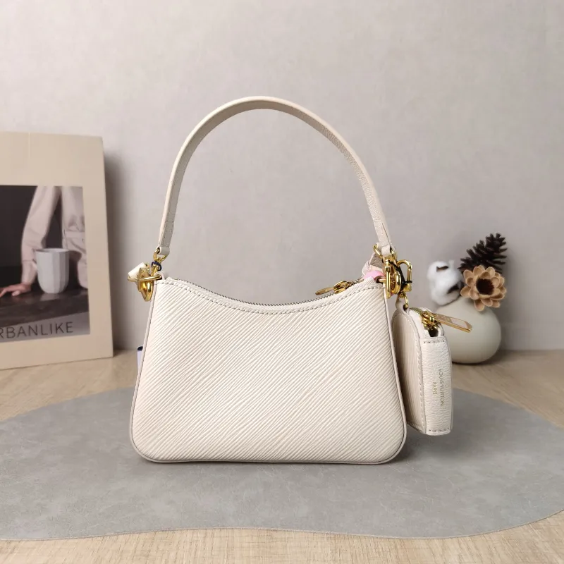 Louis Vuitton Shoulder Bag MARELLINI White Epi Embossed Calfskin Mini 19 × 6.5 × 13.5 cm — cover view 5 of 5