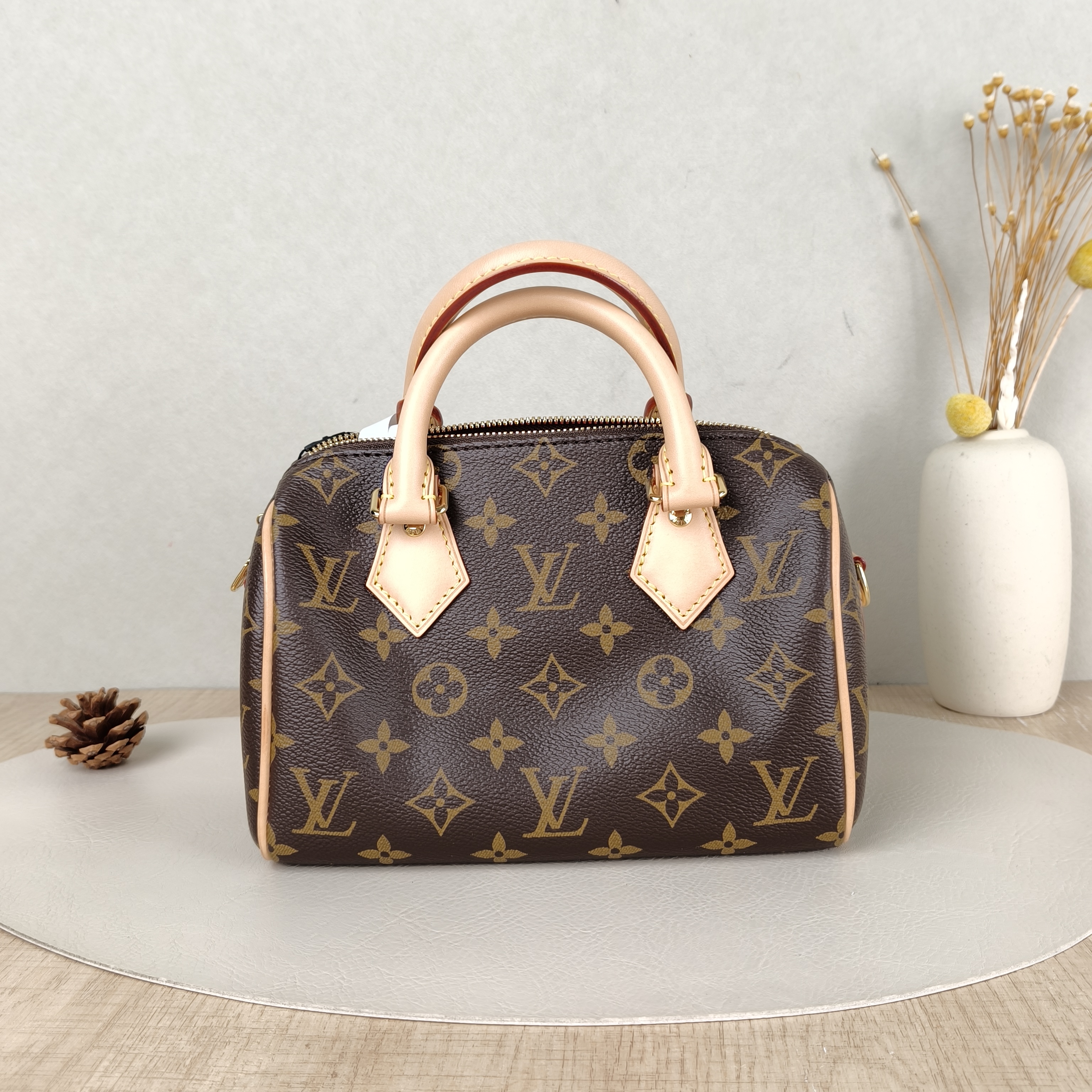 Louis Vuitton Crossbody Bag Speedy20 · Shoulder Strap PVC Small20.5 × 12 × 13.5 cm