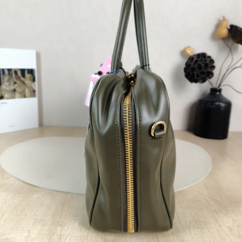 Miumiu Top Handle Bag Beau CC alfskin 34 × 10 × 23 cm — detail view 8 of 12