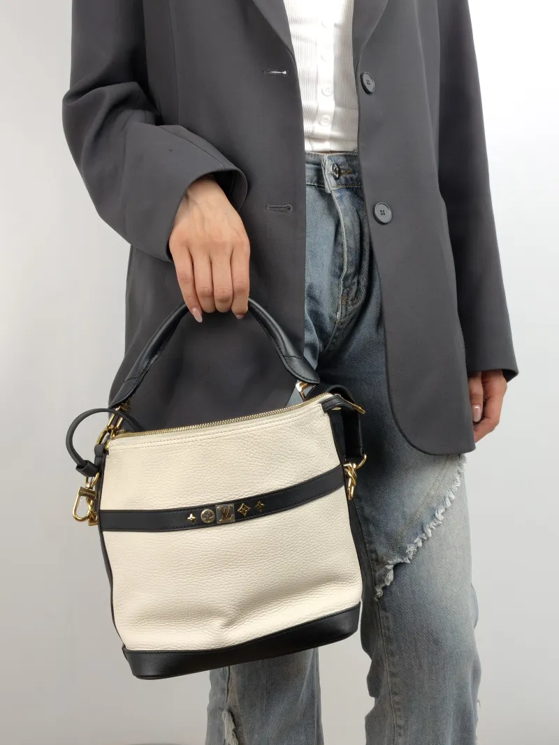 Louis Vuitton Crossbody Bag Cruiser Vanity Case Bag Colorblock Calfskin Small 25 × 13 × 22.5 cm — on-model view 1 of 2