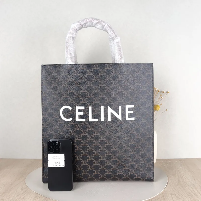 CELINE Crossbody Bag CABAS Monogram PVC Large37 × 9 × 39.5 cm — cover view 3 of 5