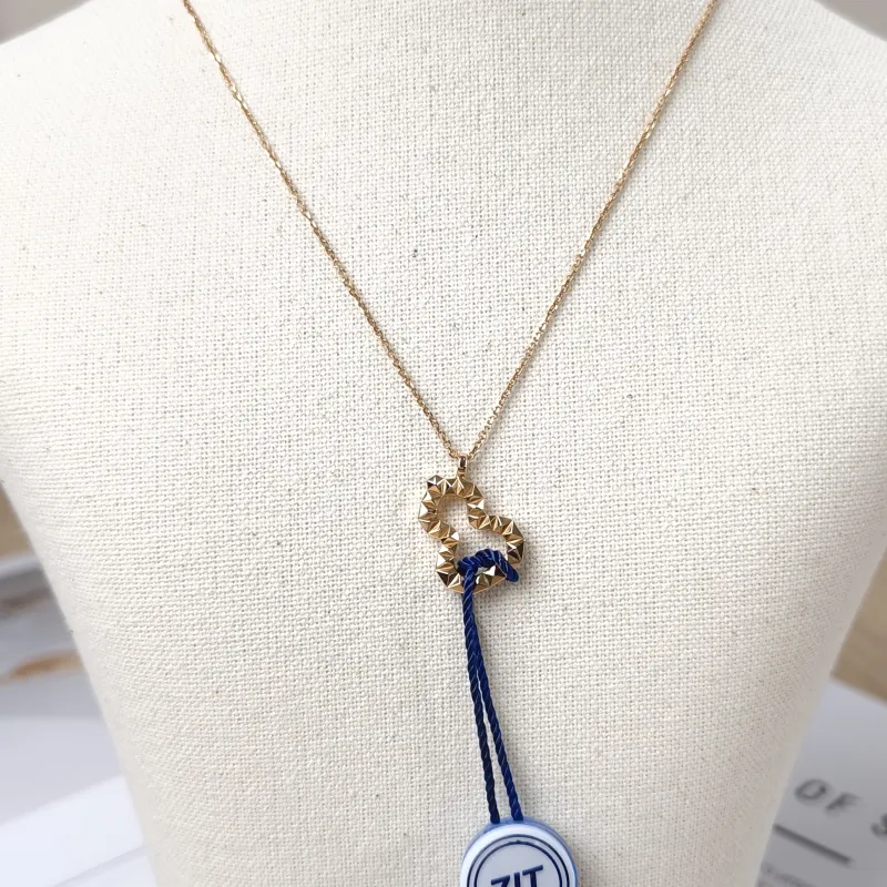 Qeelin Necklace Wulu Collection Necklace Gold18KR ose Gold15㎜ 42㎝