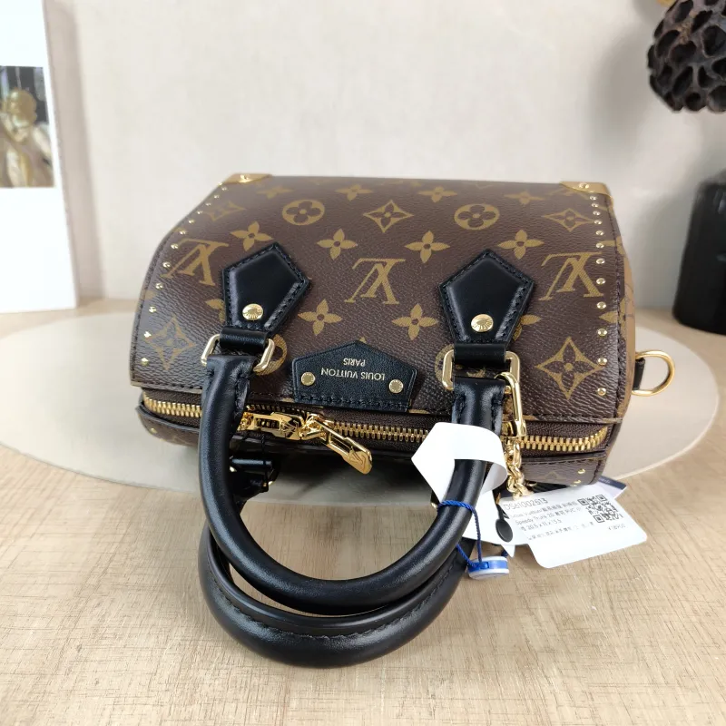 Louis Vuitton Crossbody Bag Speedy Trunk 20 Monogram PVC Small 20.5 × 11 × 13.5 cm — detail view 7 of 12