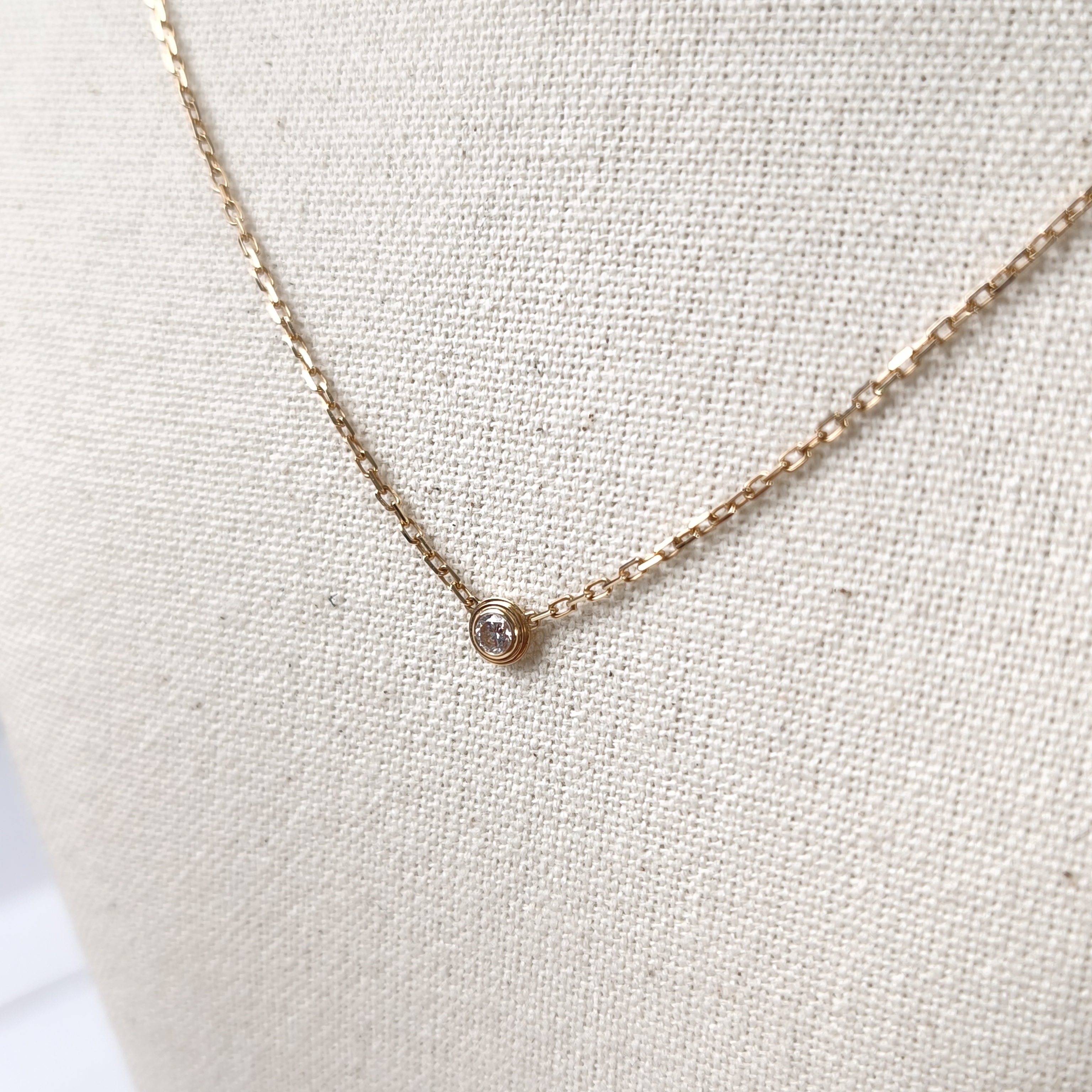 CARTIER Necklace d'Amour Necklace Rose Gold 18KR ose Gold Small0.45*38-41 0.09ct — cover view 12 of 13