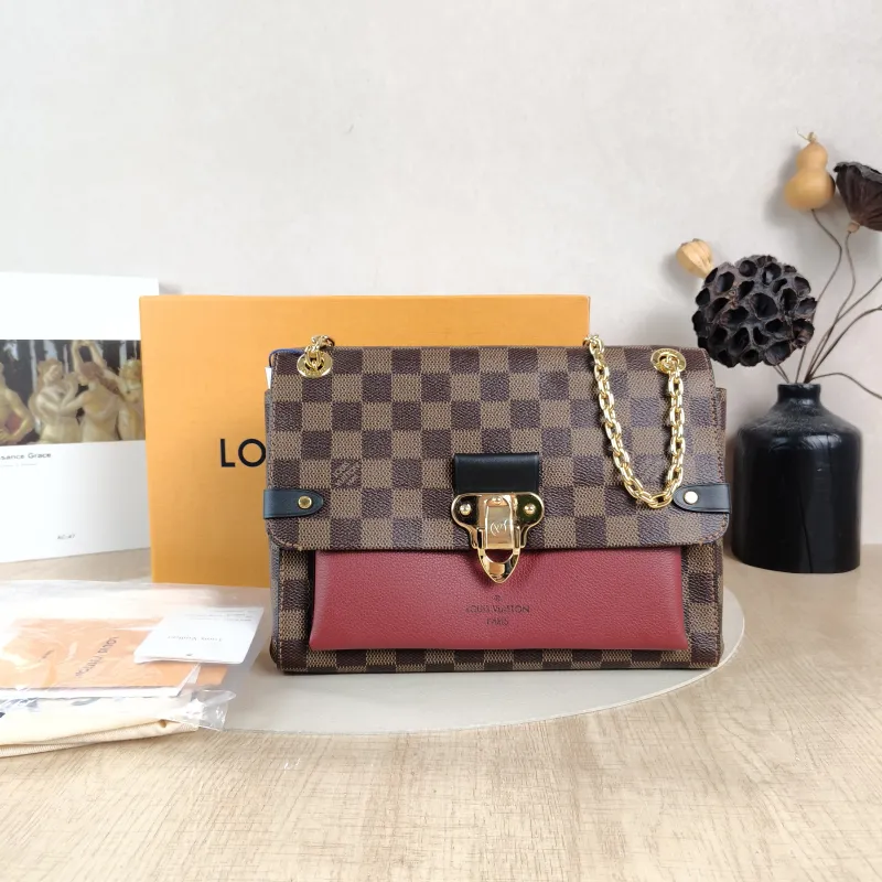 Louis Vuitton Shoulder Bag VAVIN Red · PVC Small25 × 9.5 × 17 cm — cover view 2 of 6