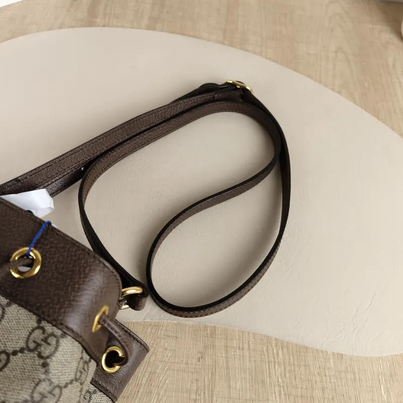 GUCCI Shoulder Bag Ophidia Bucket Bag Monogram PV Cmini15.5 × 9 × 19 cm — detail view 1 of 10