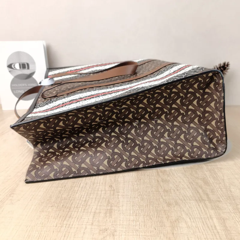 BURBERRY Top Handle Bag Tote Bag Colorblock PVC One Size43 × 15 × 34 cm — detail view 3 of 10