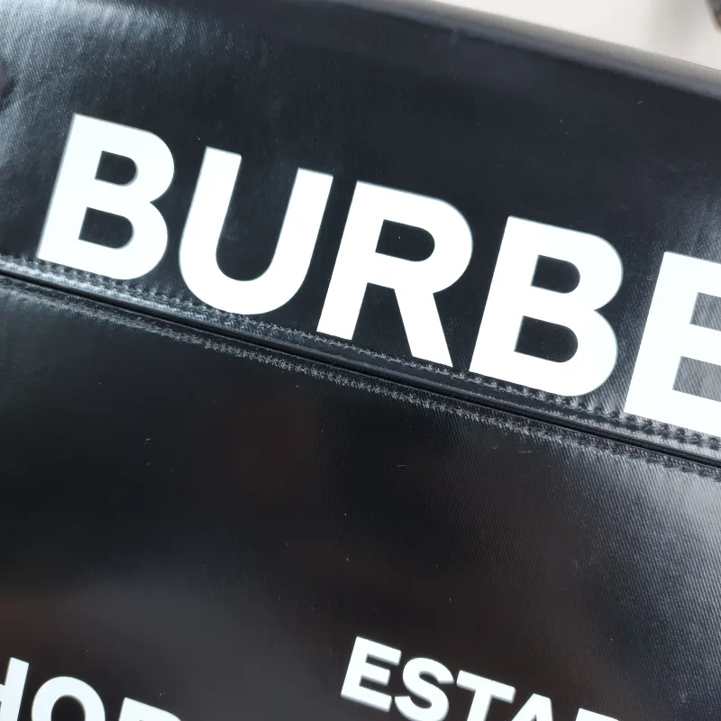 BURBERRY Shoulder Bag Shoulder Bag Black Calfskin One Size 26 × 7 × 20 cm — detail view 9 of 12